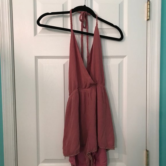 Tobi Halter Tie Romper - Picture 3 of 8